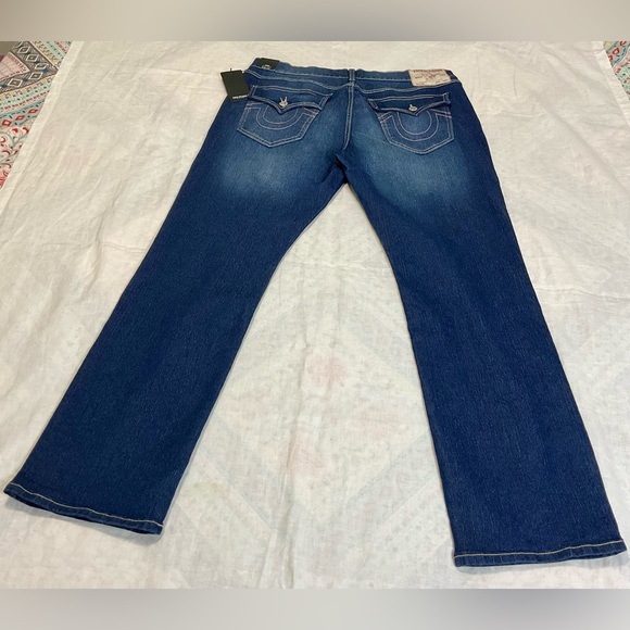 TRUE RELIGION RICKY SN FLAP STRAIGHT700225RELAXED JEANSMENS 36X34 NEW